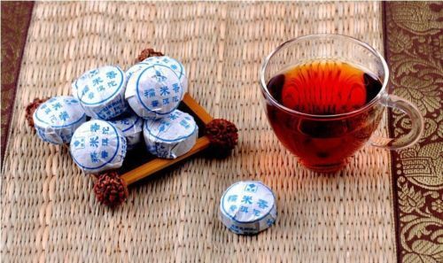 100g China Natural Ripe Puer Tea Yunnan Mini Puerh Tea Healthy Black Tea Ball