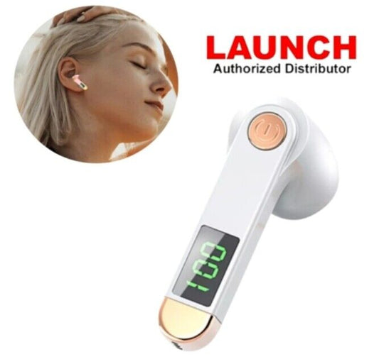 Wireless Bluetooth 5.2 Earpiece Headset Driving Trucker Earbuds Noise Reductio