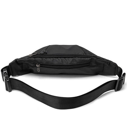 Men's Sling Backpack Oxford Waterproof Outdoor Crossbody Bag Daypack Waist Pack