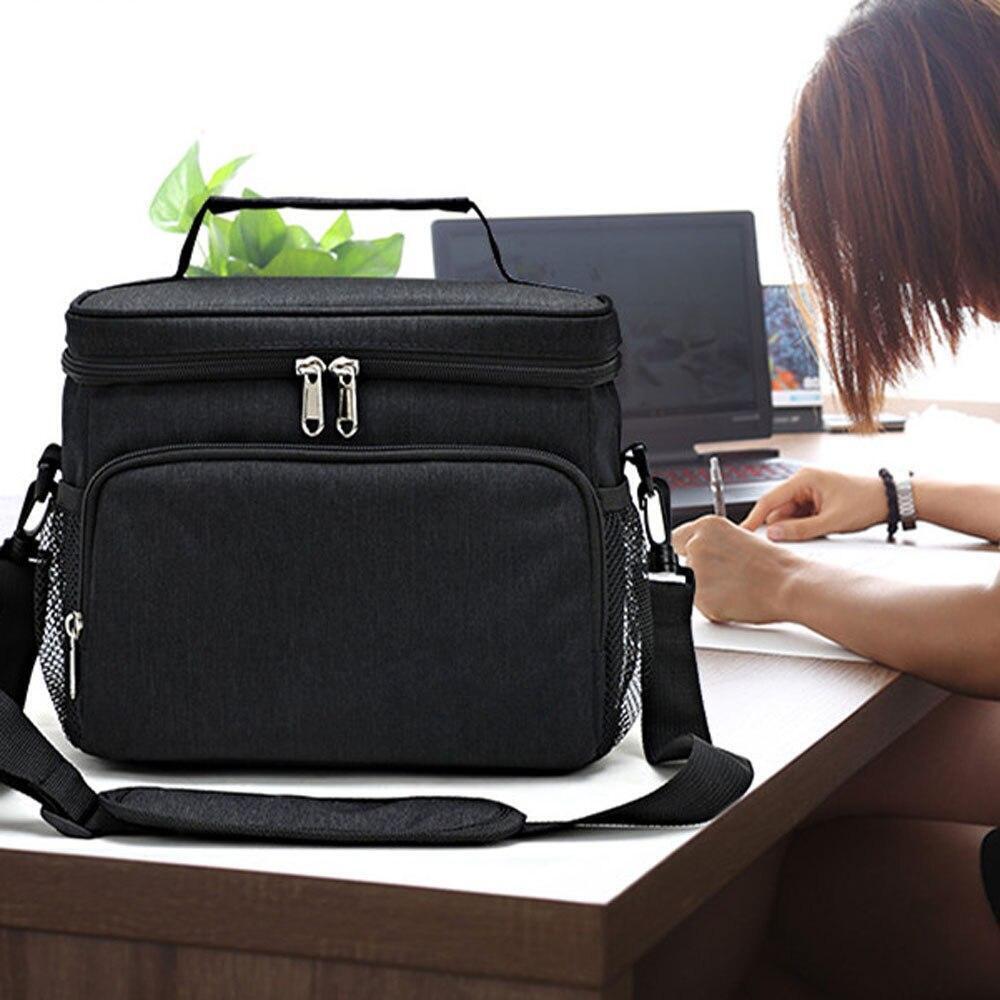 Portable Lunch Bag Thermal Insulated Food Container Cooler Bag for Men Women New