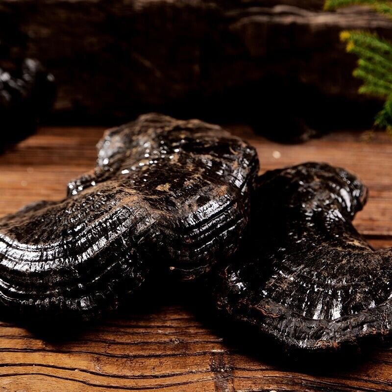 250g/500g Reishi Soup Purple Black Ganoderma Lucidum Lingzhi Mushroom Herbs长白山灵芝