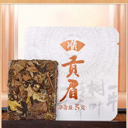 100g Premium Fuding White Tea Gongmei White Tea Brick Portable Gift Tea Package