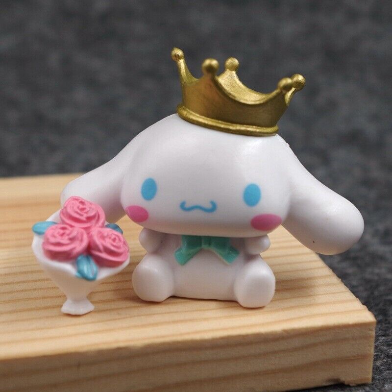 Cute Cinnamoroll Birthday Party Figure Set PVC Doll Toy Cake Toppers Collection
