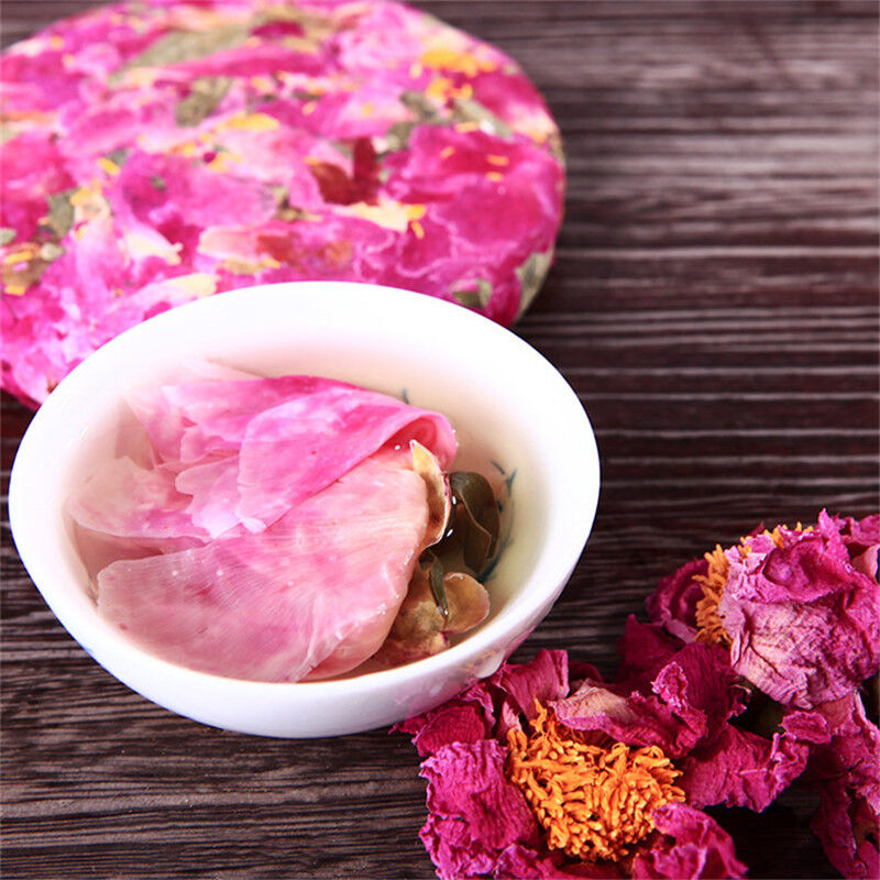 Blooming Peony Nectar Scented Nature Herbal Tea Healthy Tea 200g Flower Tea Cake-