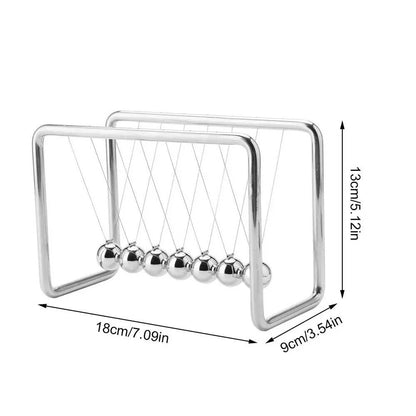 Newton Cradle Balance Steel Balls Desk Toy Science Pendulum School Teaching Tool