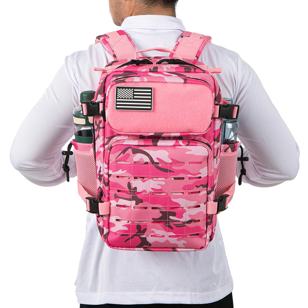 Military Tactical Backpack Women/men Daypack School Bag Rucksack Cup Holder
