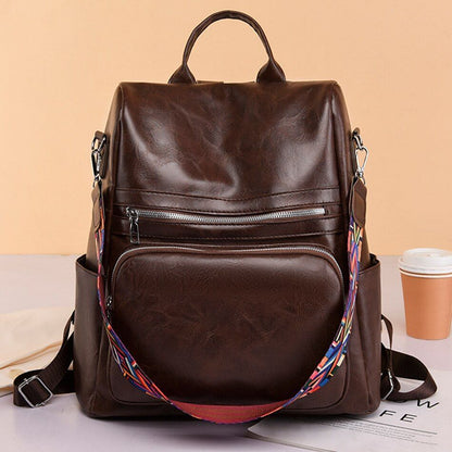 Fashion Women Backpacks Purses Synthetic Leather Rucksack Large School Bag 1 PC