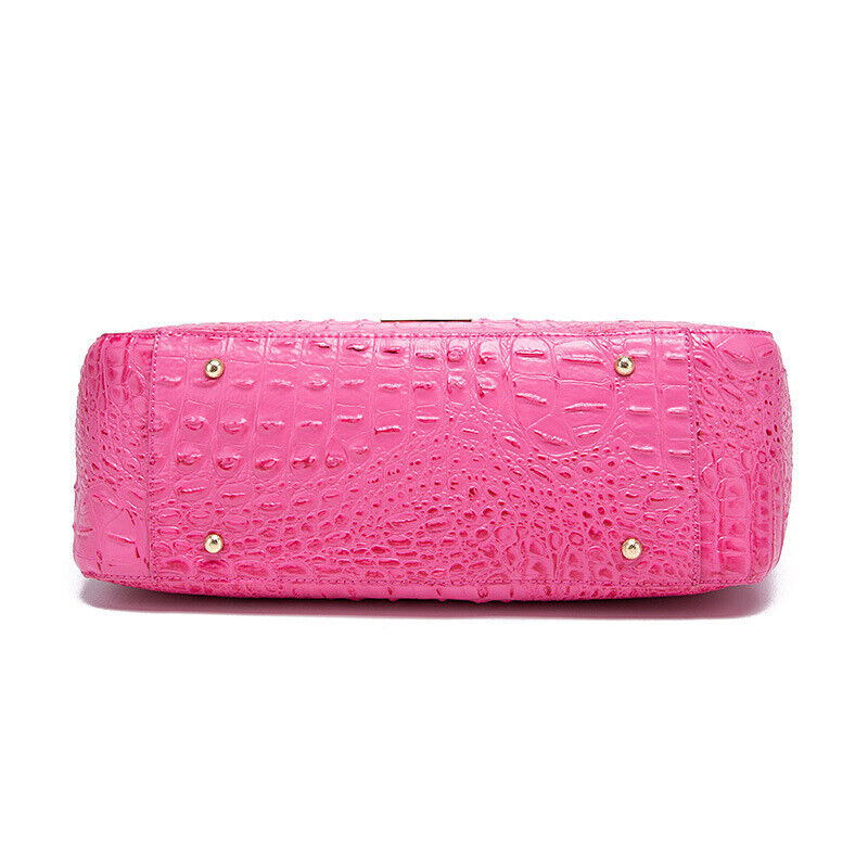 Women Patent Leather Crocodile Handbag Sling Satchel Tote Shoulder Bag Party Bag