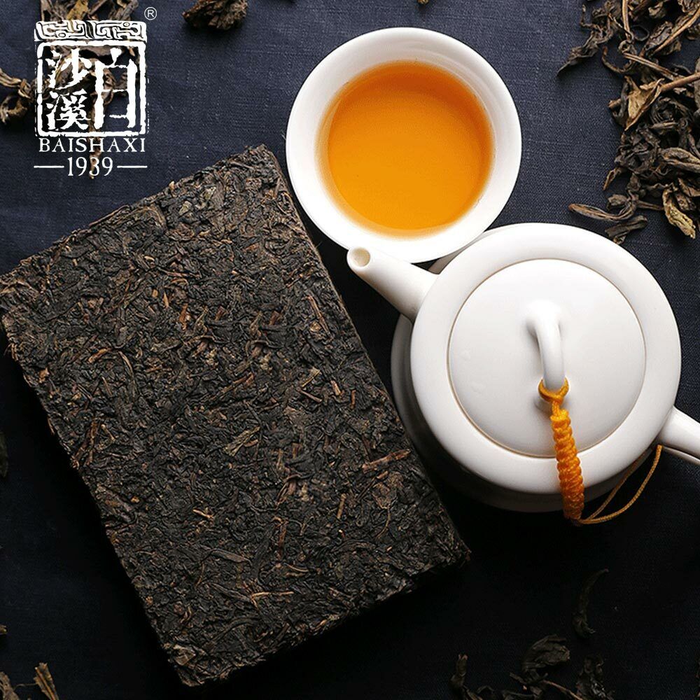 Anhua Baishaxi 2018/2019 Yupin Fucha Classic 1953 Dark Tea Brick Tea 318g