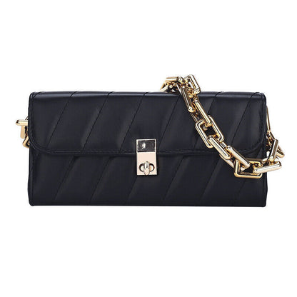 All-match Handbags PU Leather Chain Shoulder Bags Women Texture Shopping Bag
