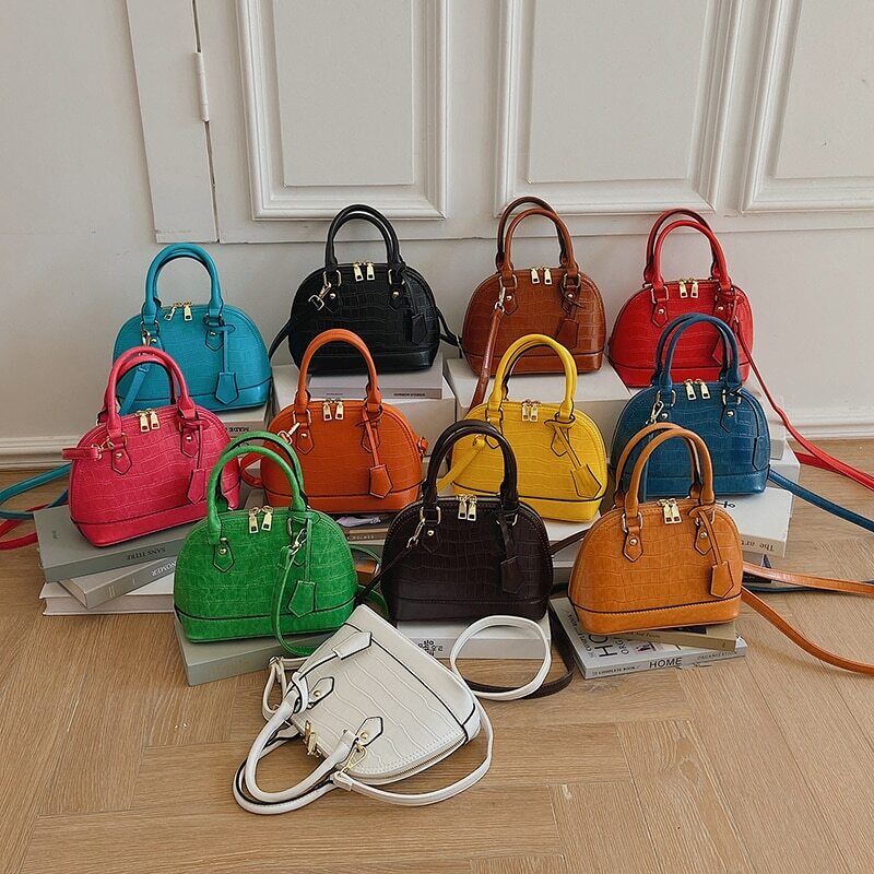 Women Top Handle Bags Handbag Mini Hard Shell Bag Colorful Handbags