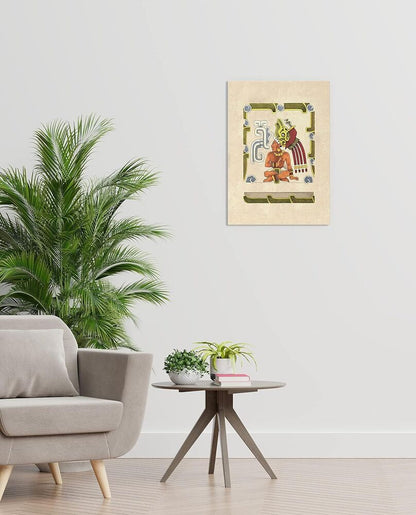 Maya Aztec Mythology Wall Art Canvas Farmhouse Home Office Decoration Gift 11x14