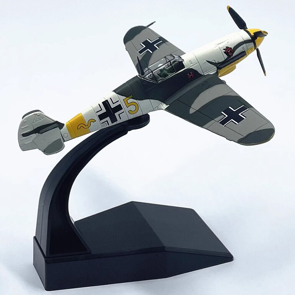 1:72 German Bf109f Fighter Aircraft Model Ace Seat Plane Semi-alloy