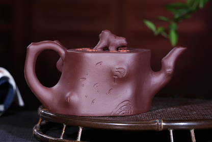 Raw ore Purple mud plum pile pot manual tea set 320 ml teapot