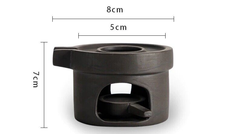 Teapots Warmer Tea Maker Heating Base Ceramic Candle Tray Holding Furnace 8x7cm