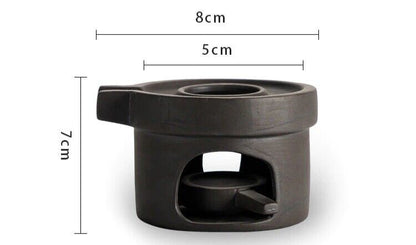 Teapots Warmer Tea Maker Heating Base Ceramic Candle Tray Holding Furnace 8x7cm
