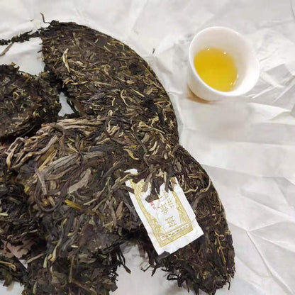 400g Yunnan Pu'er Raw Tea Cake Banzhang Old Puerh Sheng Tea Organic Pu'er Tea