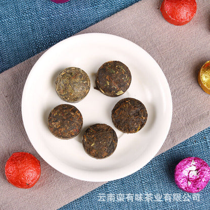 500g Yunnan Pu'er Tea Tuocha Glutinous Rose Jasmine Original Flavor 5 Flavors