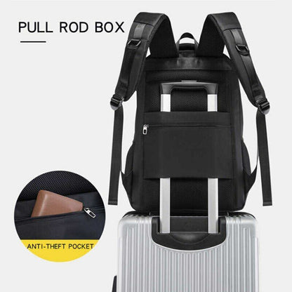 17 Inch Men Anti-Theft Laptop Backpack Waterproof Bag Work Travel School Bags