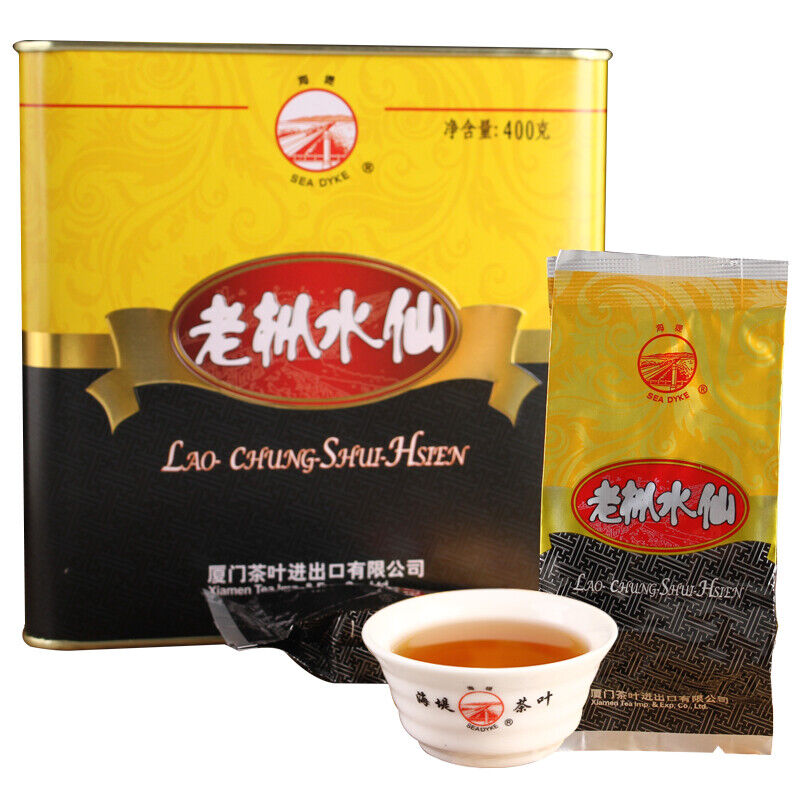 400g Tin Sea Dyke AT110 Fujian Nong Xiang Lao Cong Shui Xian Rock Cha Oolong Tea