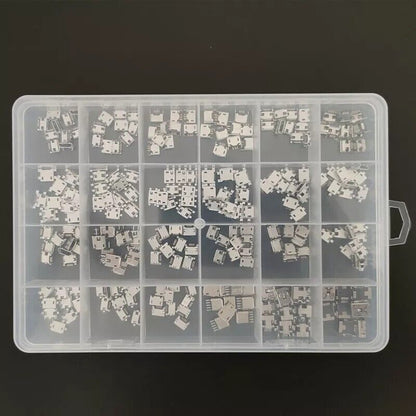 Connector Socket Jack 240Pcs Micro USB Android Mobile Phone Charging Accessories