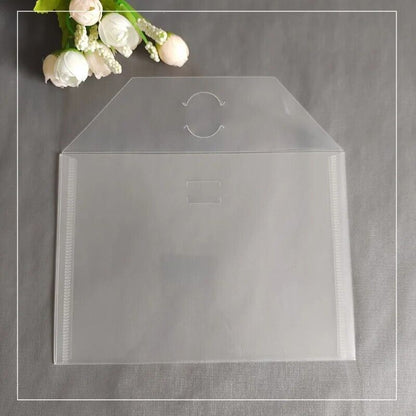 Plastic Folder Bag 5Pcs Storage Cutting Dies Clear Stamps Card Embossing Holders