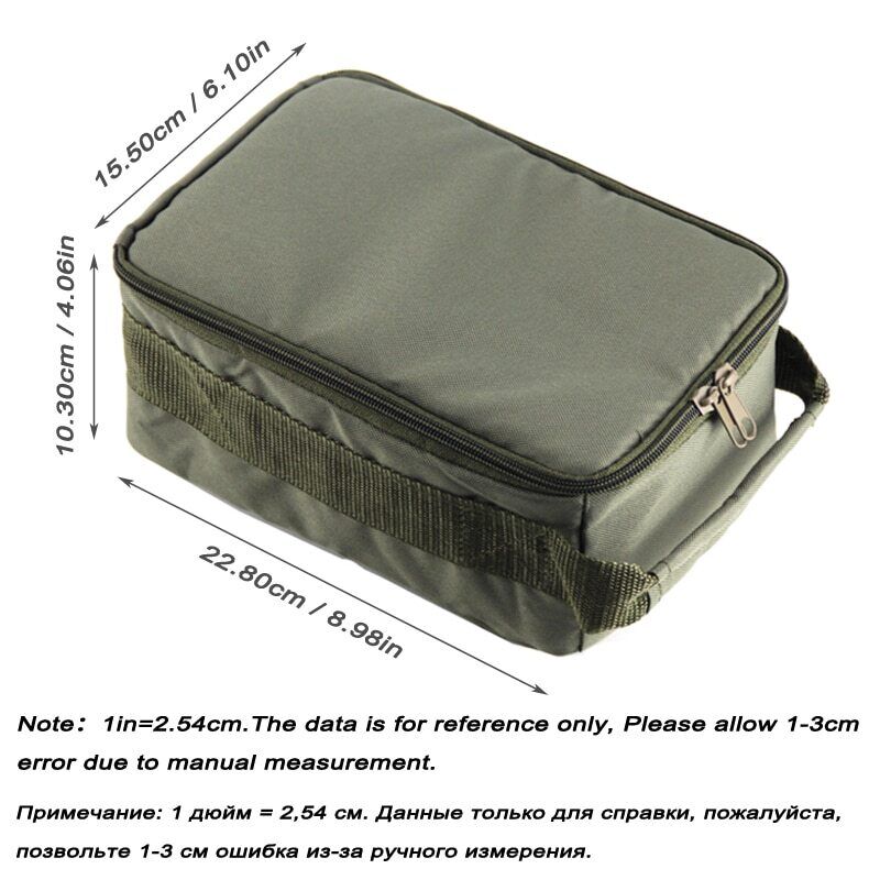 Fishing Reel Bag Carp Fishing Tackle Bag Fishing Reel & Gear Storage Case