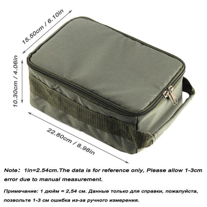 Fishing Reel Bag Carp Fishing Tackle Bag Fishing Reel & Gear Storage Case