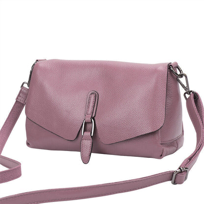 Pure Leather Handbag Shoulder Messenger Bag Female Layer Leather Portable Bag