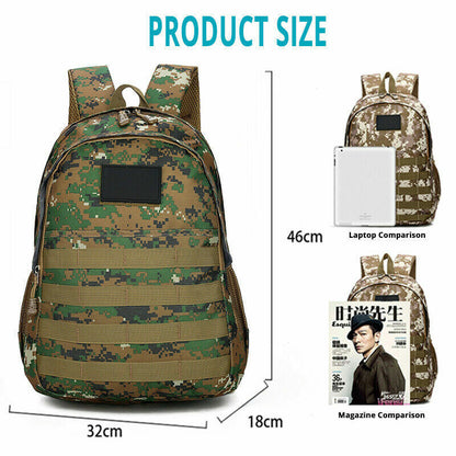 Camouflage Backpack MenTactical Backpack Men Outdoor Bag Hiking Camping Backpack