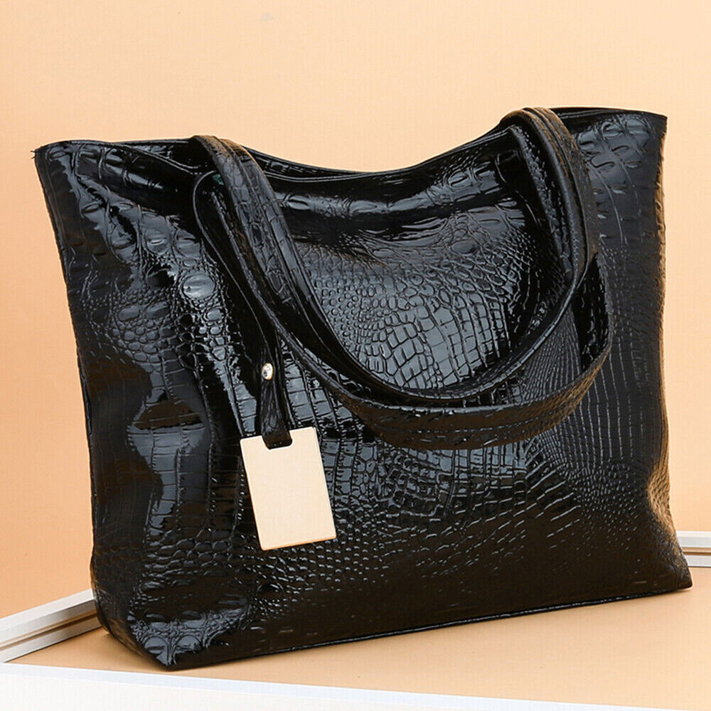 Women Handbag Pattern PU Leather Shoulder Bag Ladies Zipper Handbags Female
