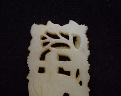 Old Peking Chinese Natural Hetian Jade Hand Carving Children Statue Collections
