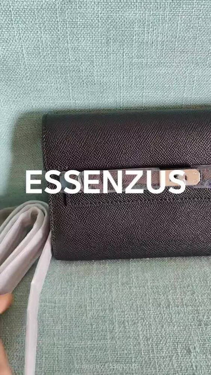 Mini Real Leather Flap Envelope Clutch Phone Wallet Shoulder Bag Purse Crossbody