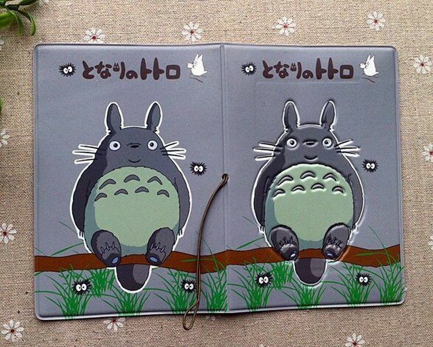 Bags Cover PVC Cartoon 3D Stereo Travel Passport Credit Holder 14*9.6cm Outlet