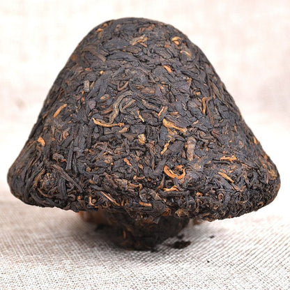 2012 Xiaguan Tuo Tea FT Baoyan Tight Tea Mushroom Tuocha Cooked Tea 250g Ripe