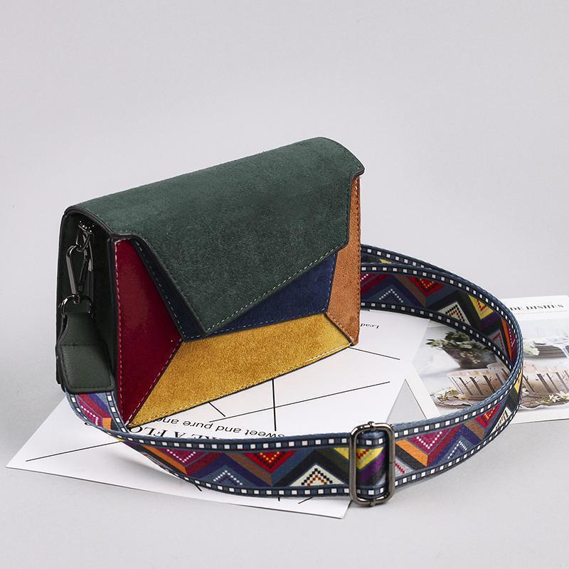 Colors Bags Women Shoulder Crossbody Bag PU Leather Women's Handbags Colors Bags