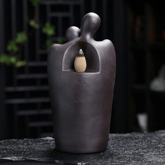 Backflow Incense Burner Couples Incense Base Teahouse Decoration Soul Mate Craft