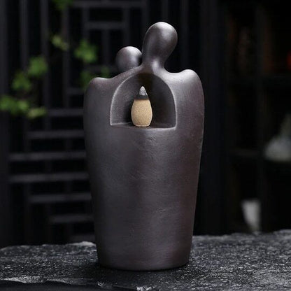 Backflow Incense Burner Couples Incense Base Teahouse Decoration Soul Mate Craft