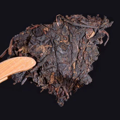 Yunnan BingDao cooked Pu'er Tea Cake 357g Ripe Tea Cake highly flavored type
