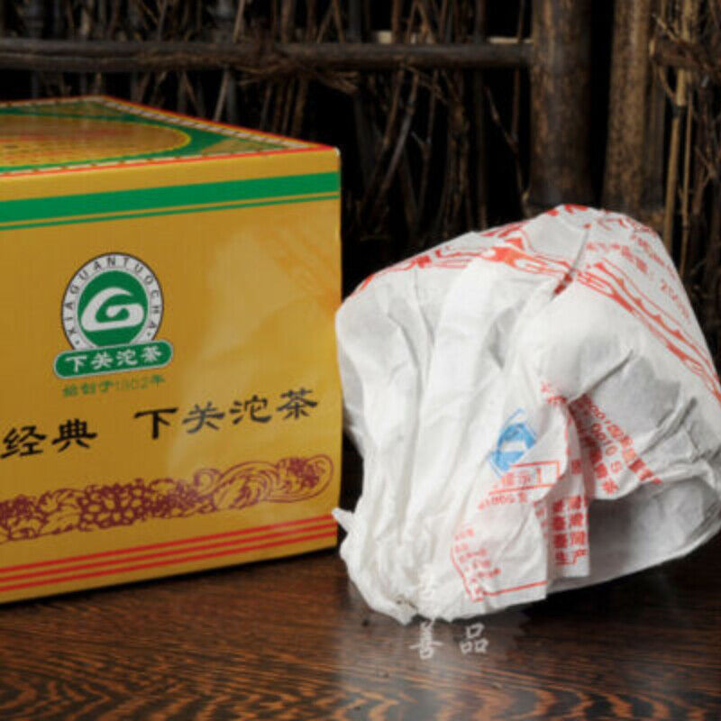 250g Pu Erh Aged Pu Er Bao Yan Jin Cha Xiaguan FT7683-11 Mushroom TuoCha
