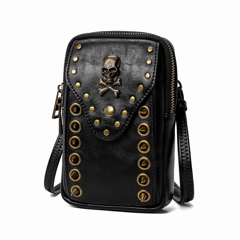 Women's Leather Small Shoulder Bags Outdoor Daypack Fanny Pack Waist Belt Bag