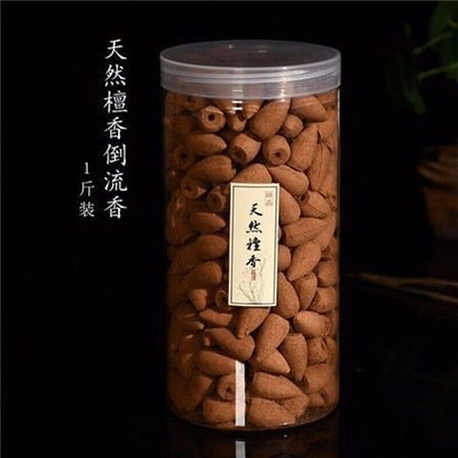 Natural Incense Burner Cones Backflow Smoke Waterfall Censer Holder Bullet 500g