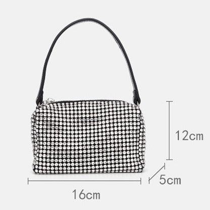 Lady's Elegant Evening Dress Bag Party/Cocktail Full Diamond Tote Shoulder Bags