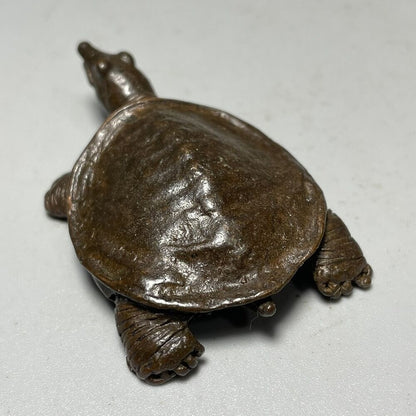 Bronze Turtle Longevity Turtle Pendant Handle Small Bronze Turtle Tea Pet Statue