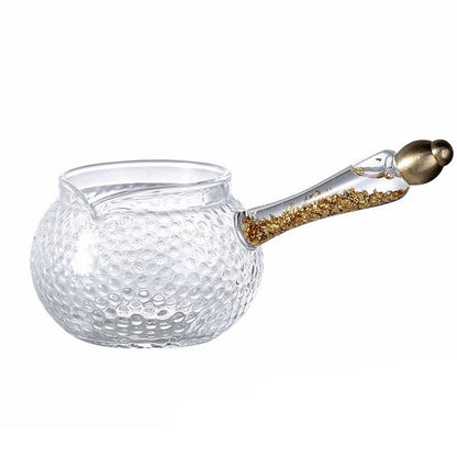 Borosilicate Glass Side Handle Cup Kung Fu Tea Set Tea Divider Tea Set Home Gift