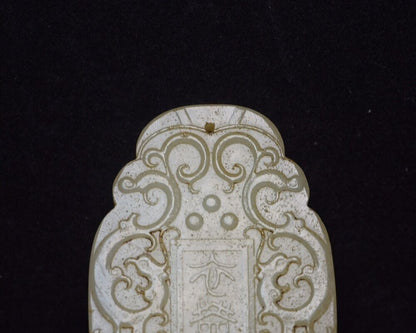 Chinese Natural Hetian Jade Carving Exquisite Statues Pendant Jewelry Collection