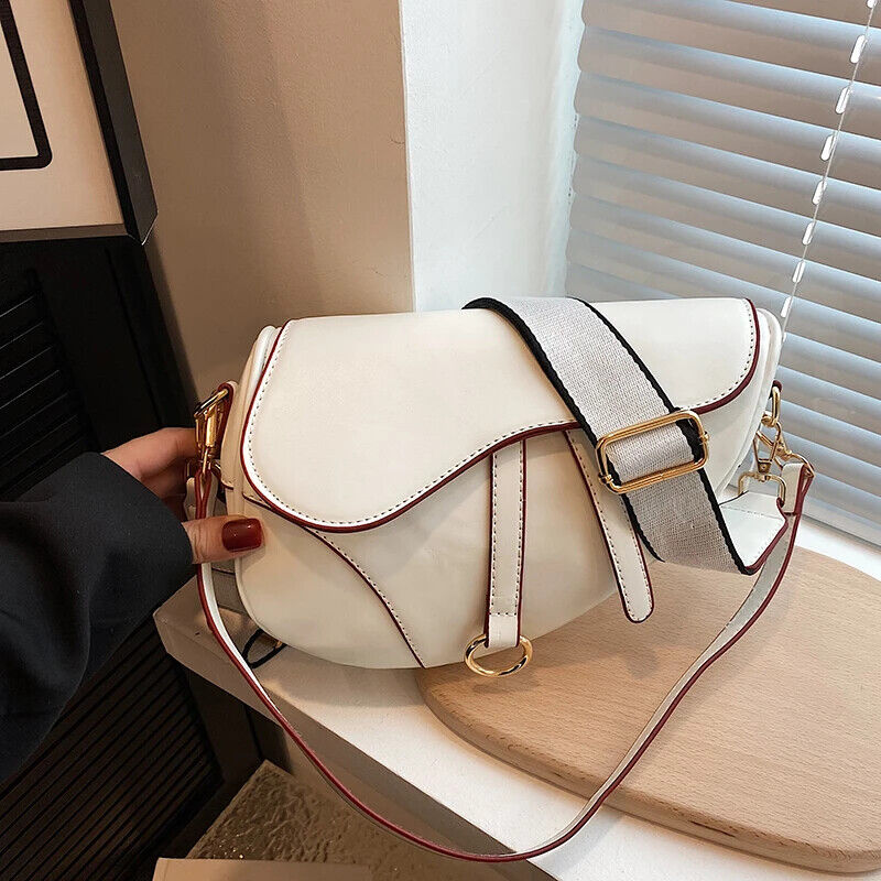 Women's Saddle Bag Purses and Handbag Black Shopper Shoulder Bag