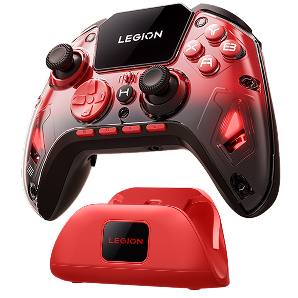 Lenovo Legion Y7 Pro Wireless Gaming Controller + Charging Dock — Hall Triggers