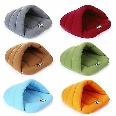 Cave Crate Cozy Warm Winter Bed House Sleeping Bag Plush Mat Pet Dog Cat Puppy