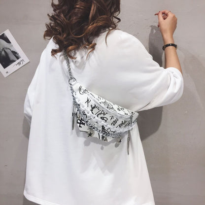 Leather Bag Summer Handbag Trend Fashion Crossbody Bag Casual Street Fanny Pack